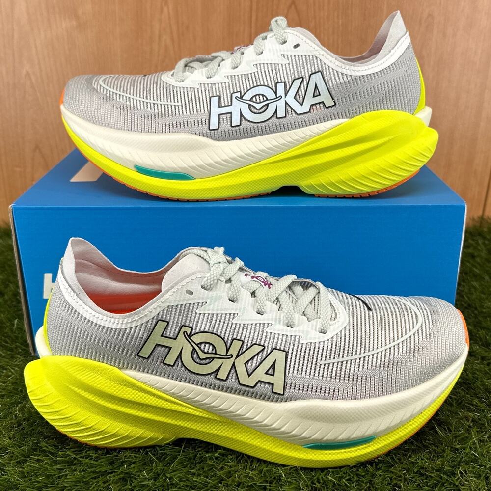 HOKA Mach X 2 Frost Citrus Running Shoes 1155119-FCT Men's Size 9